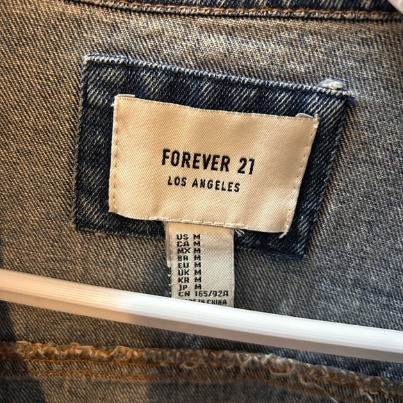 Sz M Forever 21 Denim Jacket - Picture 2 of 3